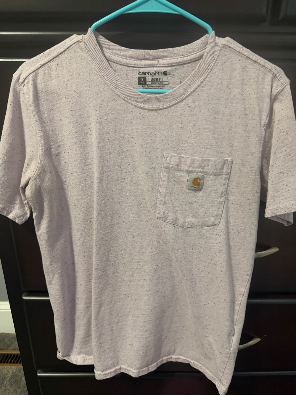Carhartt Lavender Short-Sleeve Pocket Tee